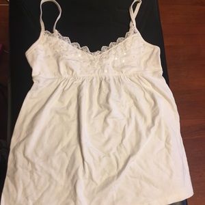 Sequined baby doll top